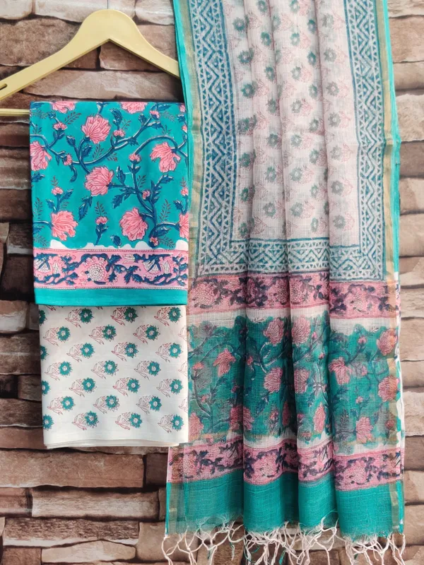 Hand_Printed_Cotton_Suit_Set_With_Kota_Duptta
