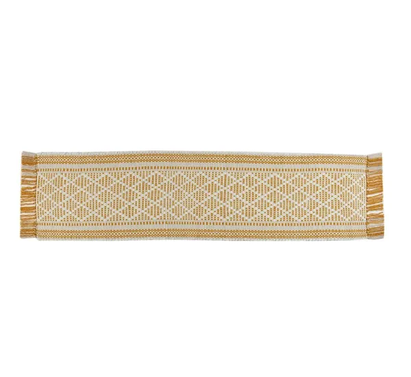 Yellow_White_Cotton_4_To_6_Seater_Table_Runner_14_X_72_Inch_Pack_Of_1_And_Yellow_Cotton_4_To_6_Seater_Table_Runner_14_X_72_Inch_Pack_Of_1_Combo_Pack_Of_2