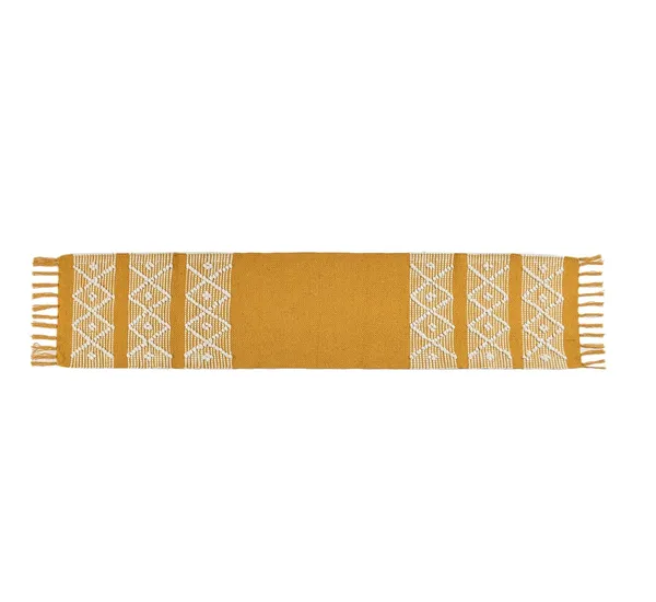 Yellow_White_Cotton_4_To_6_Seater_Table_Runner_14_X_72_Inch_Pack_Of_1_And_Yellow_Cotton_4_To_6_Seater_Table_Runner_14_X_72_Inch_Pack_Of_1_Combo_Pack_Of_2