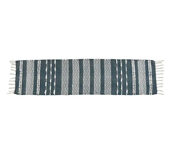 Blue_White_Cotton_4_To_6_Seater_Table_Runner_14_X_72_Inch_Pack_Of_1_And_Grey_White_Cotton_4_To_6_Seater_Table_Runner_14_X_72_Inch_Pack_Of_1_Combo_Pack_Of_2
