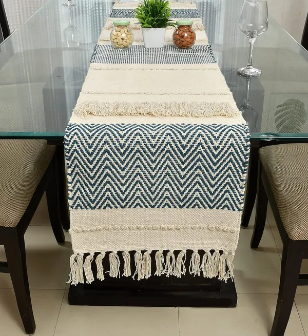 Brown_Beige_Polyester_Stretchable_Dining_Chair_Cover_Set_Of_8_Washable_Slip_Covers_And_Yellow_Cotton_4_To_6_Seater_Table_Runner_14_X_72_Inch_Pack_Of_1_Combo_Pack_Of_2