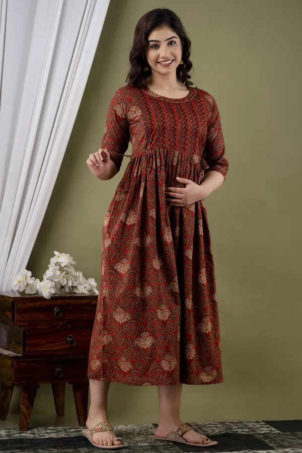 Cotton_Maternity_And_Feeding_Kurti