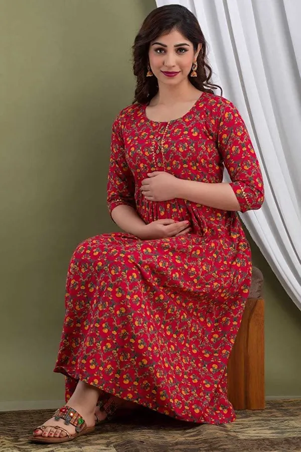 Cotton_Maternity_And_Feeding_Gown_By_Nevisha_Style