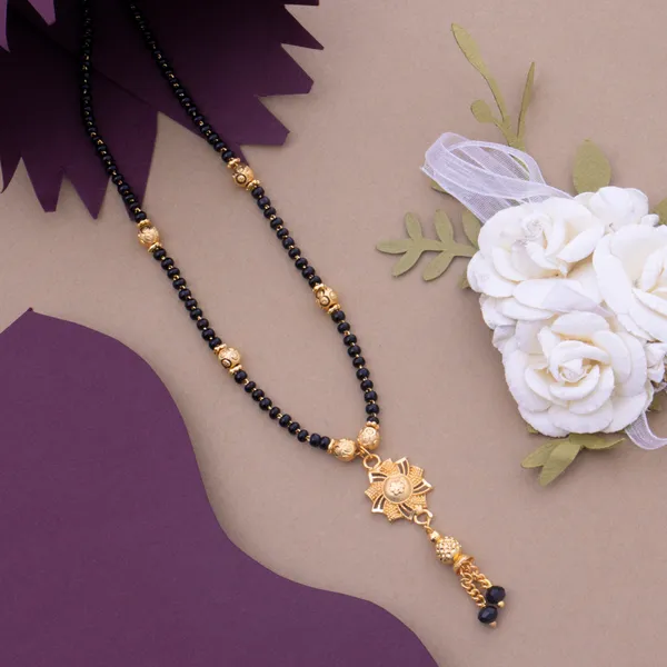 Gold_Plated_Floral_Mangalsutra_Set_|_22_K_Gold_Plated