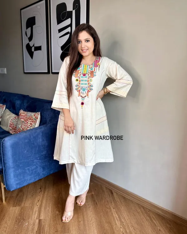 Cream_Cotton_Co-ord_Set_For_Women