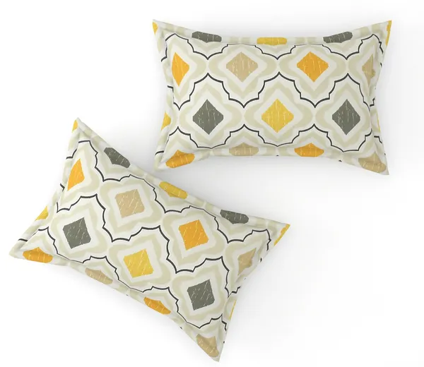 Cream_Burfi_Print_Mix_N_Match_Bedsheet_for_Double_Bed_90_x_90_Inch
