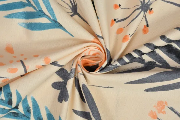 Cream_Jungle_Print_Mix_N_Match_Bedsheet_for_Double_Bed_90_x_90_Inch