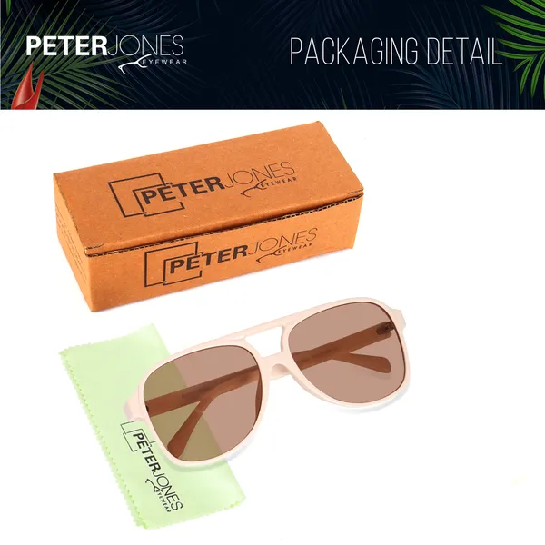 Cream_Large_Aviator_UV_Protected_Frame_Sunglasses_(N98061CR)_-_For_Unisex