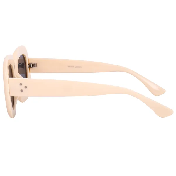 Cream_Oversized_Square_UV/UB_Protected_Sunglasses_-_For_Women_(3364CR)