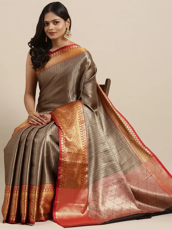 Black_Kanchi_Silk_Banarasi_Sarees_For_Women