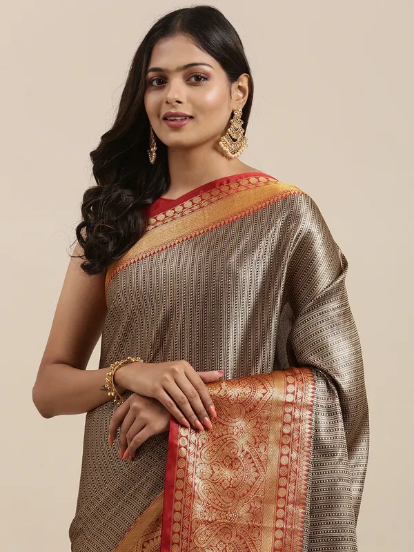 Black_Kanchi_Silk_Banarasi_Sarees_For_Women