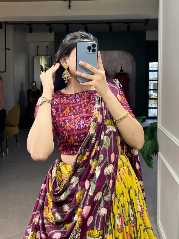 Yellow_Premium_&_Elegant_Dola_Silk_Lehenga_Choli_For_Women