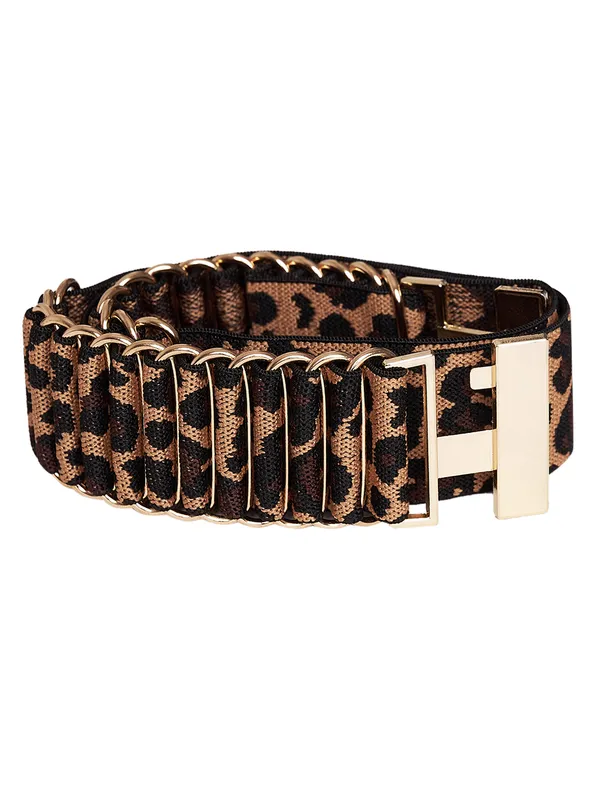 Brown_Metal_Belt_For_Women