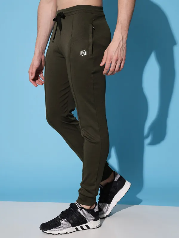 Mehendi_Green_Men's_Polyster_Lower__Comfortable,_Stylish_And_Trendy_Casual_Wear