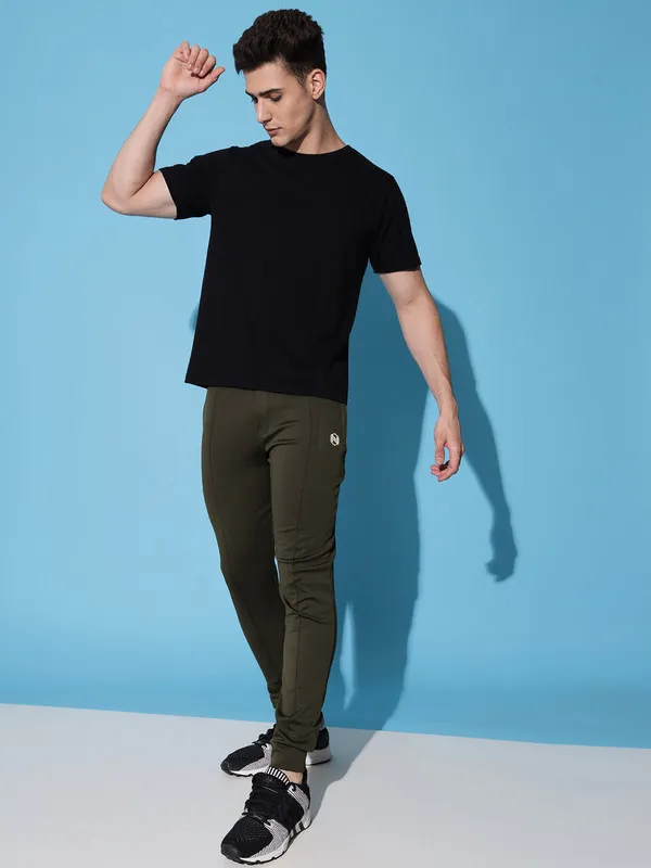 Mehendi_Green_Men's_Polyster_Lower__Comfortable,_Stylish_And_Trendy_Casual_Wear