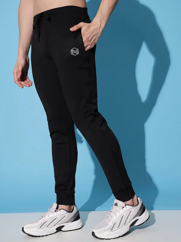 Black_Men's_Polyster_Lower__Comfortable,_Stylish_And_Trendy_Casual_Wear
