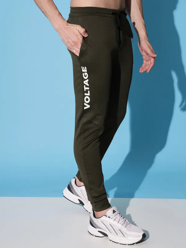 Mehendi_Green_Men's_Polyster_Lower__Comfortable,_Stylish_And_Trendy_Casual_Wear