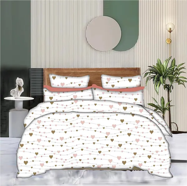 SMALL_HEART_Premium_Fitted_Elastic_Bedsheet_with_Two_Pillow_Covers_(72X78X_Up_to_10_Inches)_&_360_Degree_Elasticated