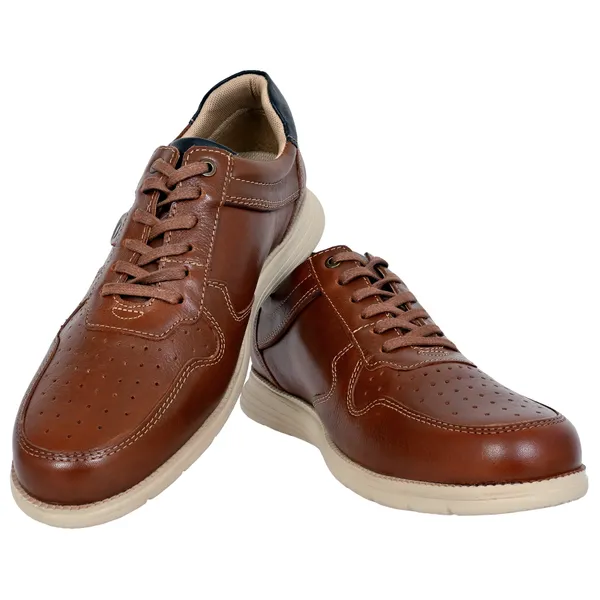 Tan_Leather_Men_Perforations_Round_Toe_Lightweight_Sneakers