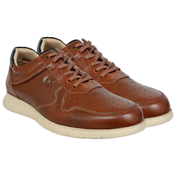 Tan_Leather_Men_Perforations_Round_Toe_Lightweight_Sneakers