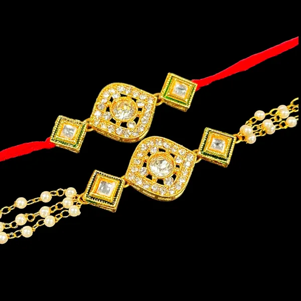 Dhivara_Designer_Bhaiya_Bhabhi_Rakhi_With_Roli_Chawal