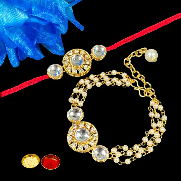 Dhivara_Designer_Bhaiya_Bhabhi_Rakhi_With_Roli_Chawal