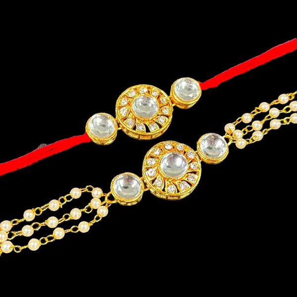 Dhivara_Designer_Bhaiya_Bhabhi_Rakhi_With_Roli_Chawal