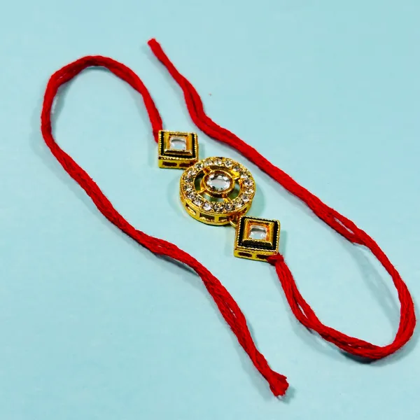Dhivara_Designer_Bhaiya_Rakhi_With_Roli_Chawal