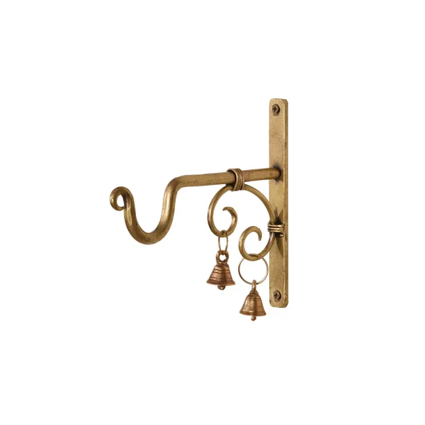 Pack_Of_2_Hand_Forged_Metal_Antique_Golden_Brass_Wall_Bracket_For_Hanging_Each_Size_L7.5_X_W1_X_H7.5_Inches