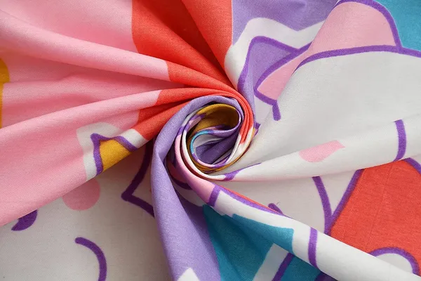 220TC_Microfiber_Supersoft_Cotton_Queen_Size_Flat_Bedsheet_Set,_90_x_90_Inches,_Multicolor_Stripes_Unicorn_-_Set_of_1_Flat_Bedsheet_with_2_Pillow_Covers?