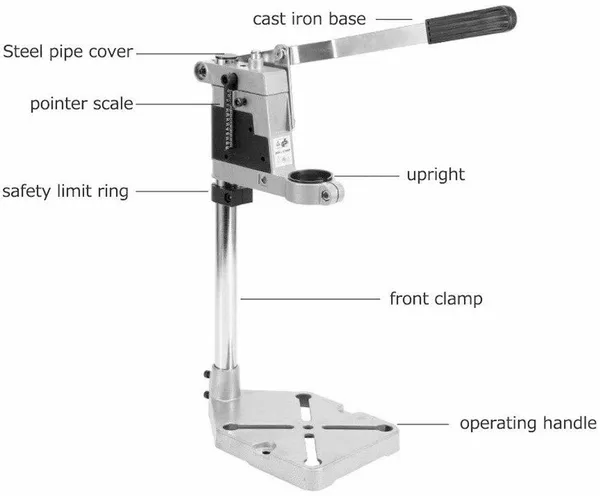 Heavy_Weighted_Cast_Iron_Base_-_Bench-_Adjustable_Collet_Upto_43Mm_-_Drilling_Depth_Upto_60Mm._Hand_Drill_Machine_Stand_Height_400Mm_Dlb1_Angle_Drill_(42_Mm_Chuck_Size)