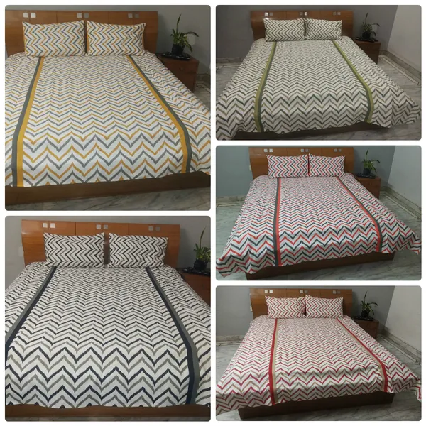 Pack_of_3_Pieces_Cotton_Red_Double_Iket_Printed_Bedsheet_With_Pillow_Cover_for_Bedroom,_Guest_Room,_Kids_Room