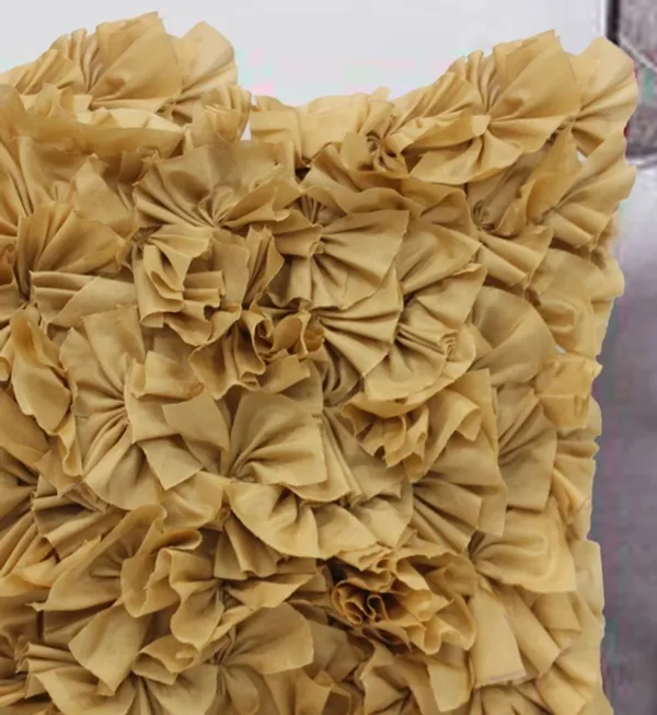 Pack_of_2_Pieces_Polysilk_Beige_Tikkal_Ruffle_Cushion_Cover_for_Bedroom_and_Living_Room