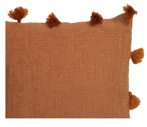 Pack_of_2_Piece_Cotton_Rust_Marit_Tassel_Collection_Cushion_Cover_For_Living_Room_and_Bedroom