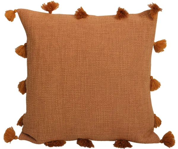 Pack_of_2_Piece_Cotton_Rust_Marit_Tassel_Collection_Cushion_Cover_For_Living_Room_and_Bedroom