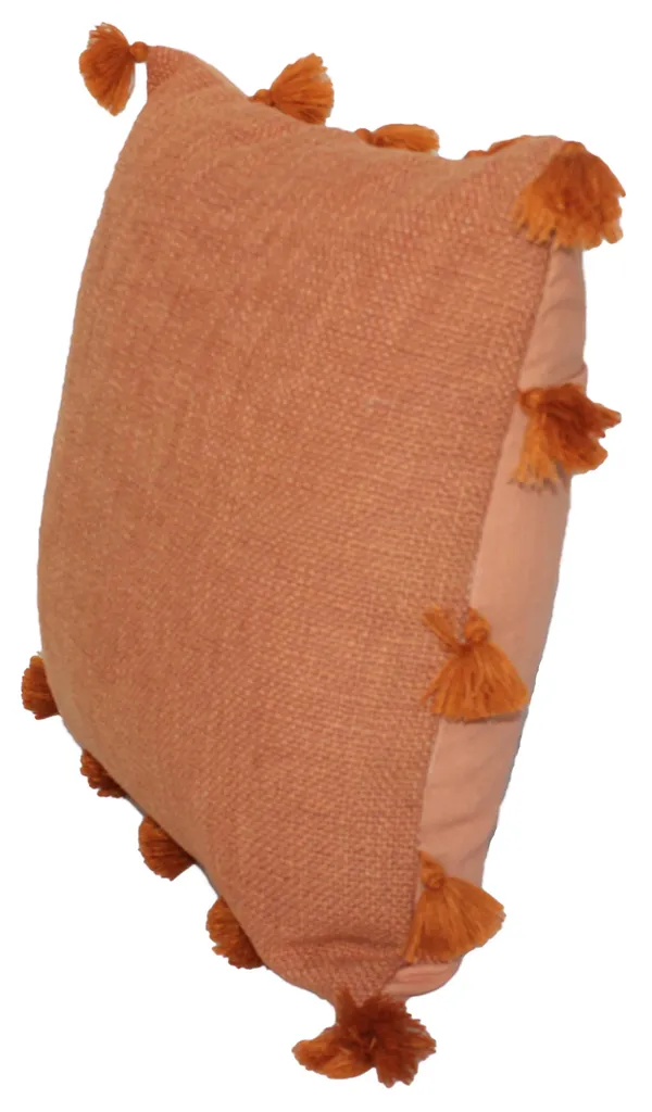Pack_of_2_Piece_Cotton_Rust_Marit_Tassel_Collection_Cushion_Cover_For_Living_Room_and_Bedroom