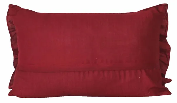 Pack_of_2_Piece_Cotton_Maroon_Ruffle_Lover_Collection_Cushion_&_Pillow_Cover_For_Living_Room_and_Bedroom