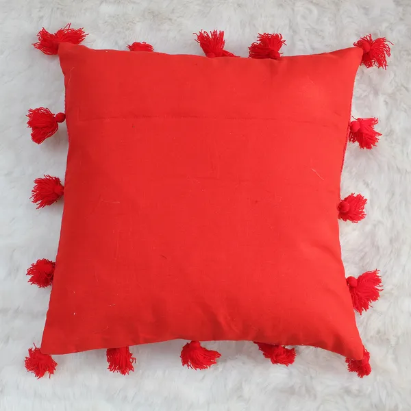 Pack_of_2_Piece_Cotton_Bright_Red_Marit_Tassel_Collection_Cushion_Cover_For_Living_Room_and_Bedroom