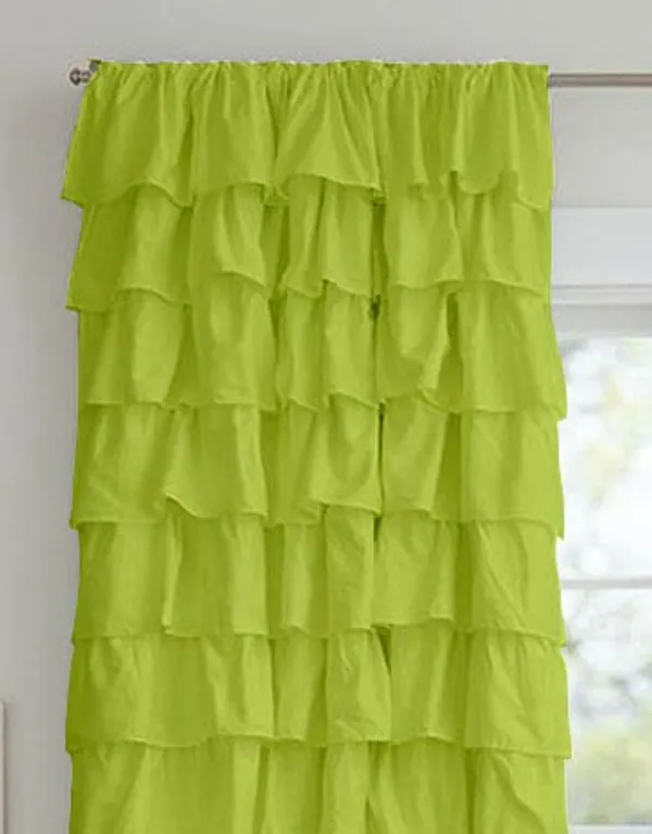 Pack_of_2_Cotton_Green_Ultimate_Ruffle_Rod_Pocket_Curtain_Set_for_Window_and_Door