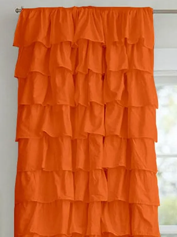 Pack_of_2_Cotton_Orange_Ultimate_Ruffle_Rod_Pocket_Curtain_Set_for_Window_and_Door
