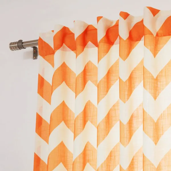 Pack_of_2_Cotton_Orange_Chavron_Printed_Rod_Pocket_Curtain_Set_for_Window_and_Door