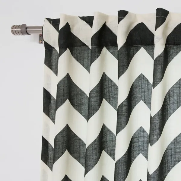 Pack_of_2_Cotton_Black_Chavron_Printed_Rod_Pocket_Curtain_Set_for_Window_and_Door
