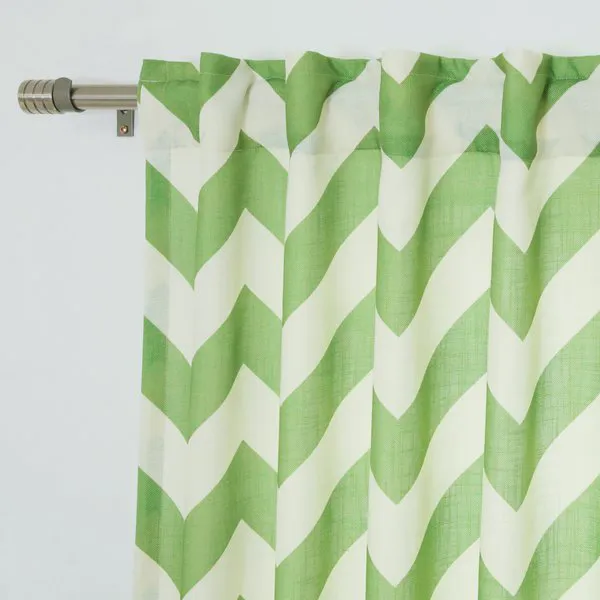 Pack_of_2_Cotton_Green_Chavron_Printed_Rod_Pocket_Curtain_Set_for_Window_and_Door