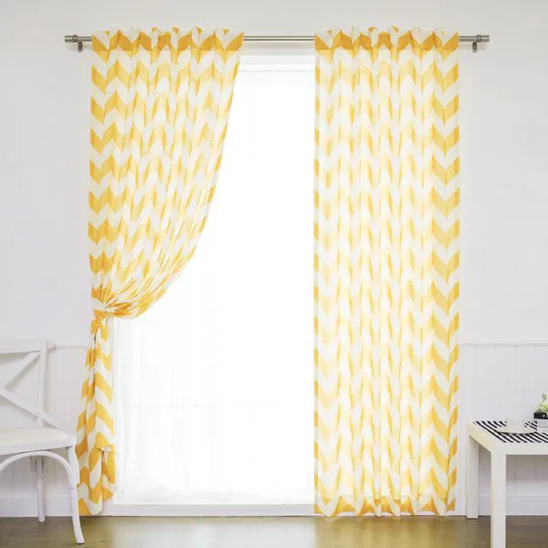 Pack_of_2_Cotton_Yellow_Chavron_Printed_Rod_Pocket_Curtain_Set_for_Window_and_Door