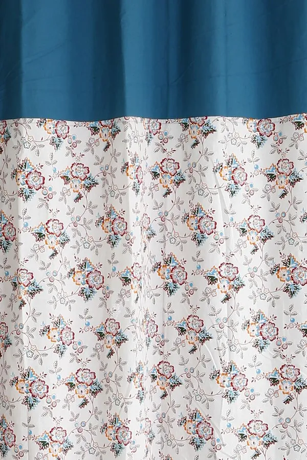 Pack_of_2_Cotton_Blue_Multi_Flower_Eyelet_Curtain_Set_for_Window_and_Door