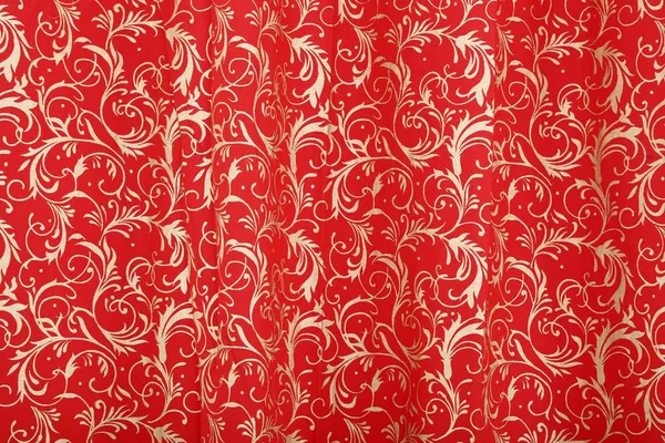 Pack_of_2_Cotton_Red_Golden_Floral_Printed_Eyelet_Curtain_Set_for_Window_and_Door