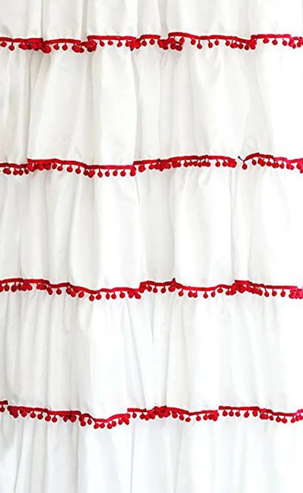 Pack_of_2_Cotton_Red_Sheer_Pompom_Lace_Rod_Pocket_Curtain_Set_for_Window_and_Door