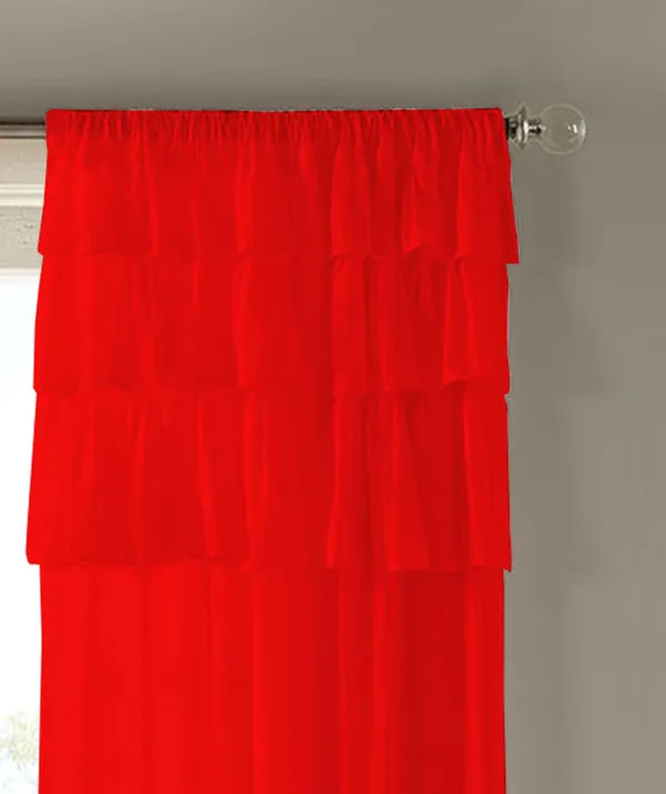 Pack_of_2_Cotton_Red_Ruffle_Rod_Pocket_Curtain_Set_for_Window_and_Door