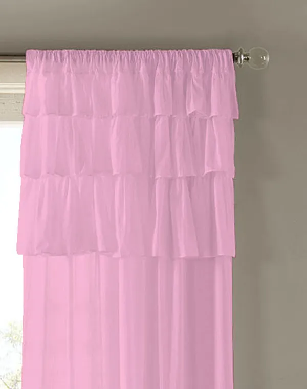 Pack_of_2_Cotton_Pink_Ruffle_Rod_Pocket_Curtain_Set_for_Window_and_Door