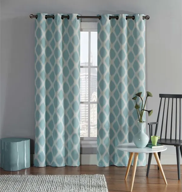 Pack_of_2_Cotton_Light_Blue_Ikat_Printed_Eyelet_Curtain_Set_for_Window_and_Door